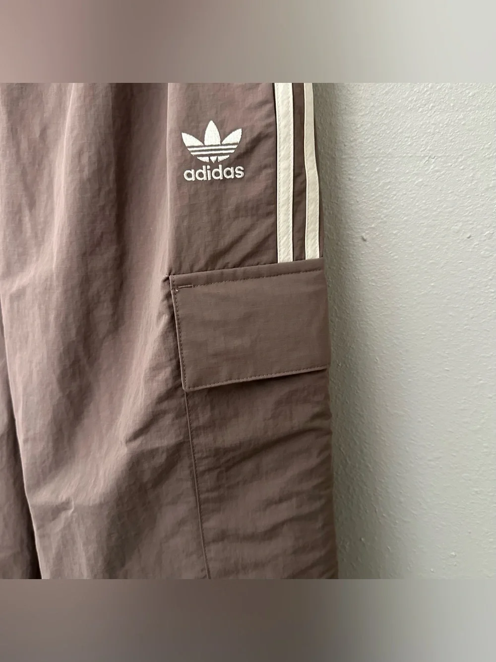 Adidas Originals Adicolor Classics 3S Cargo Pants Trace Brown Men’s Sz M JP1025